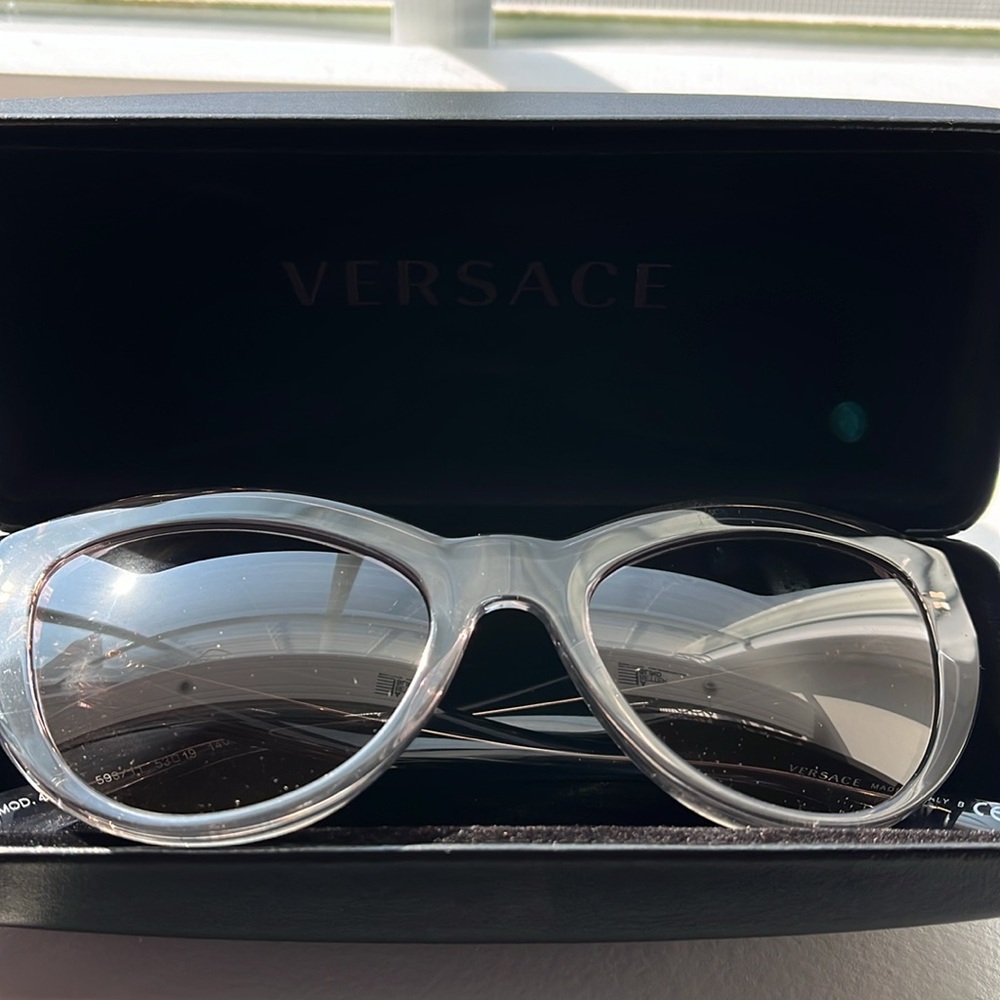 Gray Versace Summer Sunglasses - image 2